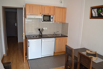 Residence Loudenvielle - Peyragudes - Les Jardins de Balnéa*** - Kitchenette - Studio 4 personnes